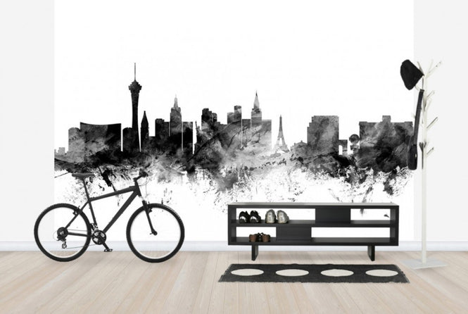 PHOTOWALL / Las Vegas Skyline Black (e25377)