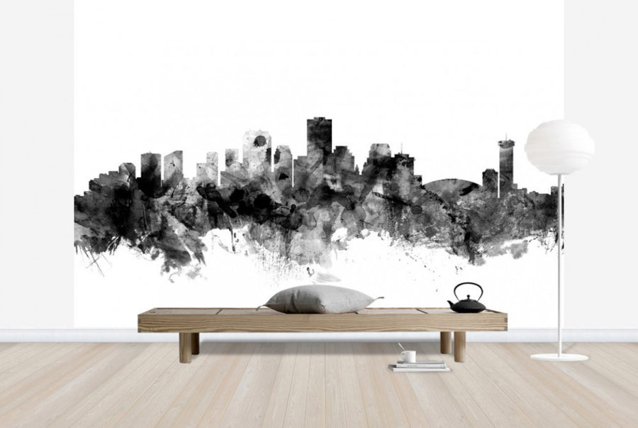 PHOTOWALL / New Orleans Louisiana Skyline Black (e25402)