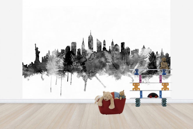 PHOTOWALL / New York City Skyline Black 2 (e25403)