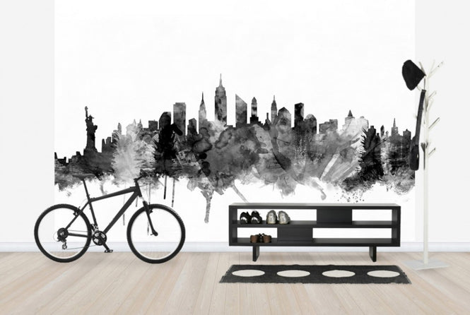 PHOTOWALL / New York City Skyline Black 2 (e25403)
