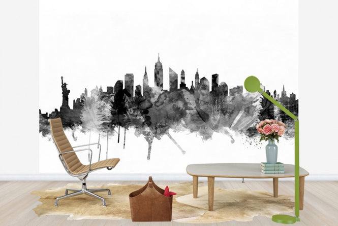 PHOTOWALL / New York City Skyline Black 2 (e25403)