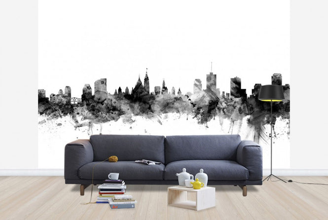 PHOTOWALL / Ottawa Skyline Black (e25410)