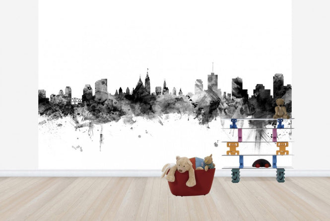 PHOTOWALL / Ottawa Skyline Black (e25410)