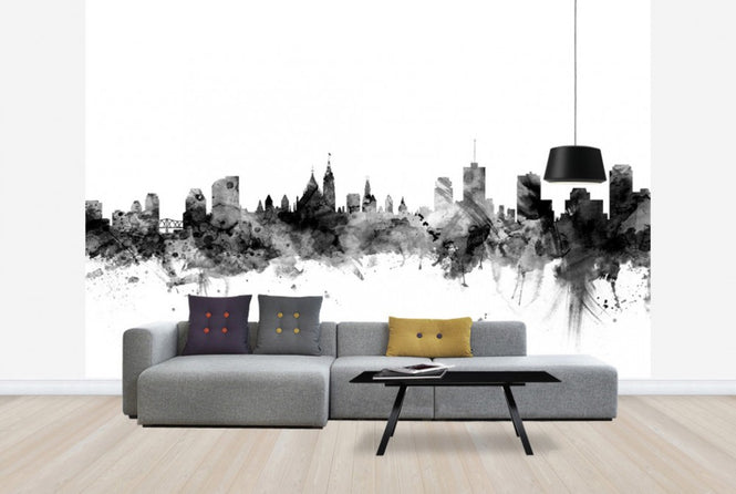 PHOTOWALL / Ottawa Skyline Black (e25410)