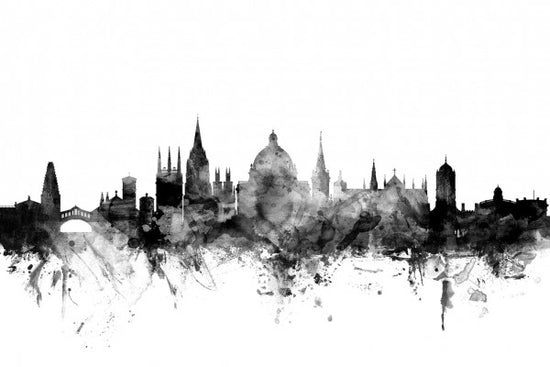 PHOTOWALL / Oxford UK Skyline Black (e25411)