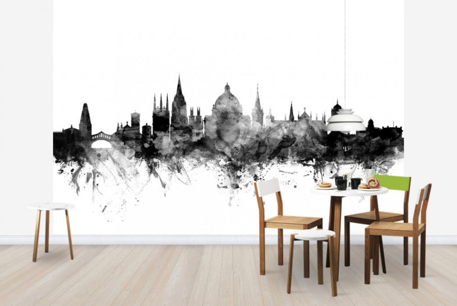 PHOTOWALL / Oxford UK Skyline Black (e25411)