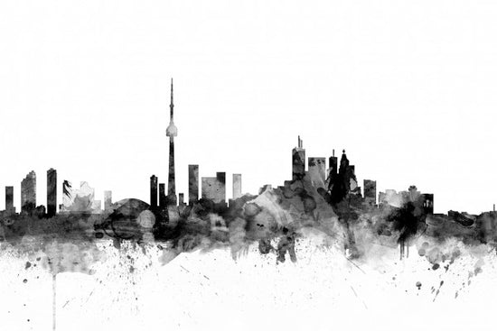 PHOTOWALL / Toronto Skyline Black (e25435)