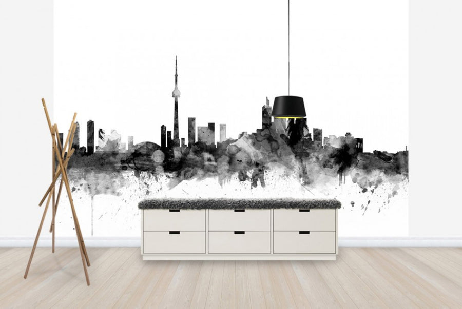 PHOTOWALL / Toronto Skyline Black (e25435)