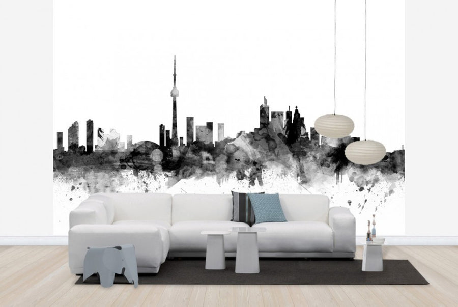 PHOTOWALL / Toronto Skyline Black (e25435)