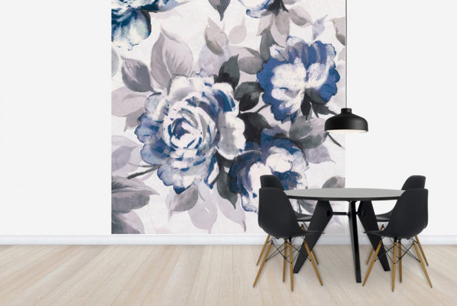 PHOTOWALL / Scent of Roses Indigo III (e25525)