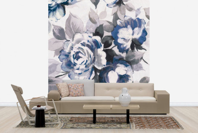 PHOTOWALL / Scent of Roses Indigo III (e25525)