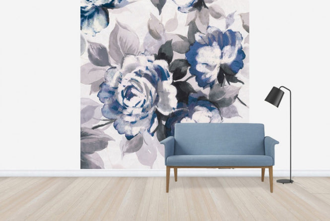PHOTOWALL / Scent of Roses Indigo III (e25525)