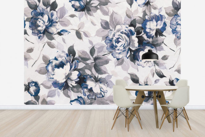 PHOTOWALL / Scent of Roses Indigo (e25526)