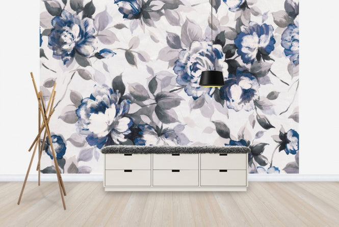 PHOTOWALL / Scent of Roses Indigo (e25526)