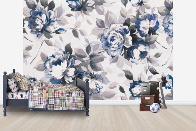 PHOTOWALL / Scent of Roses Indigo (e25526)