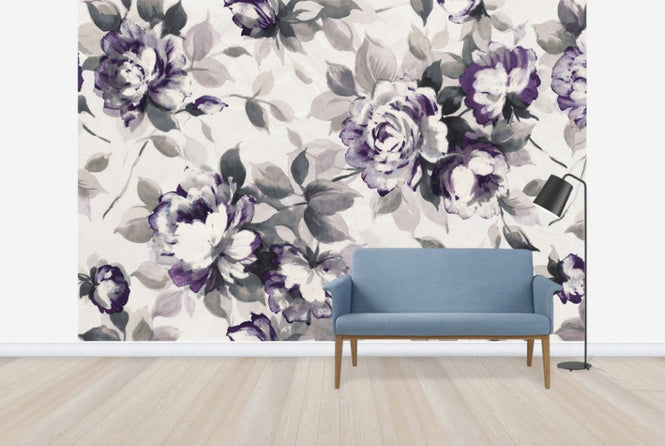 PHOTOWALL / Scent of Roses Plum (e25529)