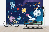 PHOTOWALL / Cartoon Galaxy (e25586) | 輸入壁紙専門店 WALPA