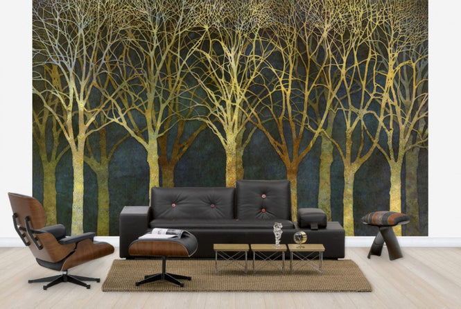 PHOTOWALL / Birch Grove Moonlight (e25604)