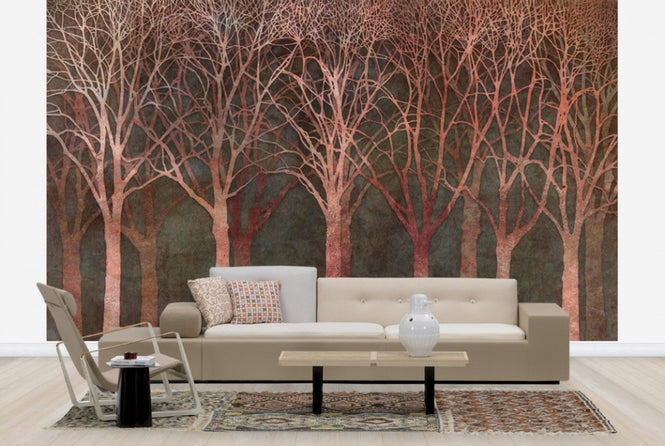 PHOTOWALL / Birch Grove Night Twilight (e25608)