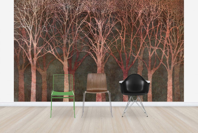 PHOTOWALL / Birch Grove Night Twilight (e25608)