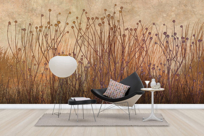 PHOTOWALL / Copper Grass Silhouette (e25727)