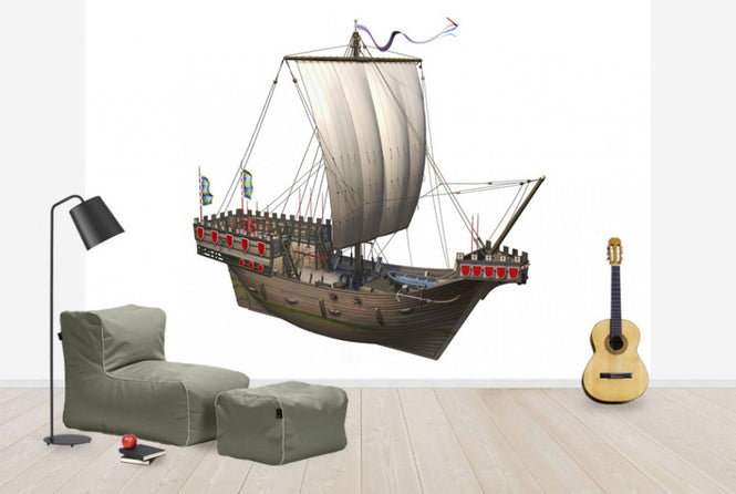 PHOTOWALL / Piratship Roter Teufel (e40420)