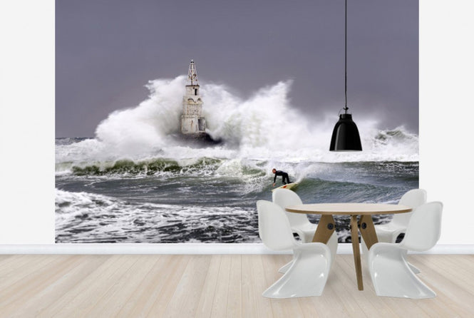 PHOTOWALL / Lighthouse Surfer (e29635)