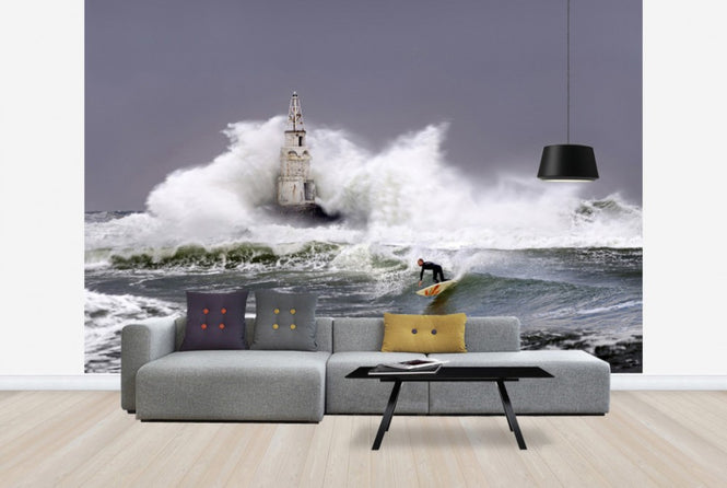 PHOTOWALL / Lighthouse Surfer (e29635)