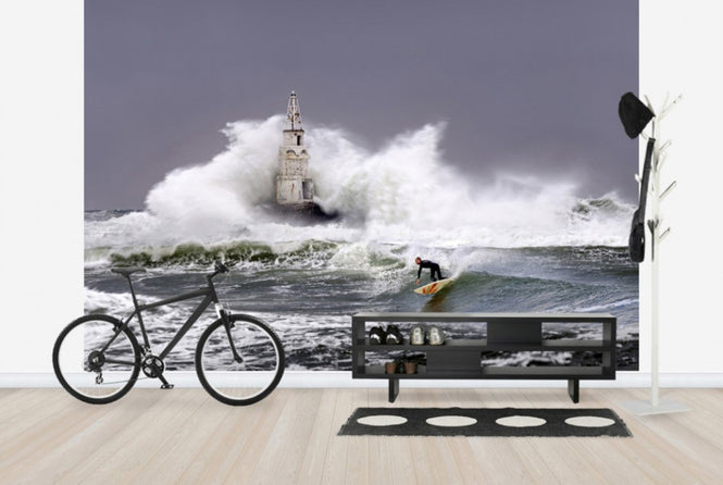 PHOTOWALL / Lighthouse Surfer (e29635)