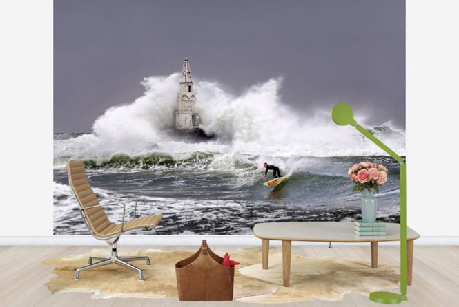 PHOTOWALL / Lighthouse Surfer (e29635)