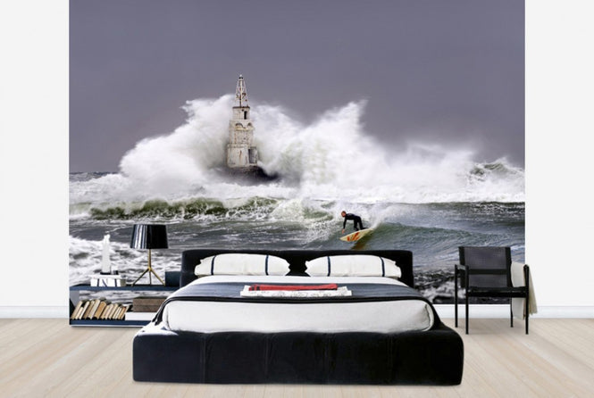 PHOTOWALL / Lighthouse Surfer (e29635)
