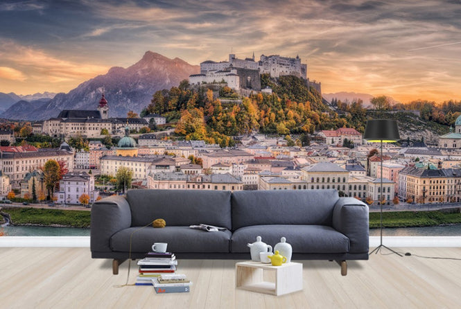 PHOTOWALL / Salzburg in Fall Colors (e29709)