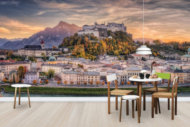 PHOTOWALL / Salzburg in Fall Colors (e29709)