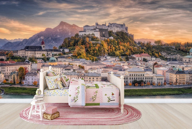 PHOTOWALL / Salzburg in Fall Colors (e29709)
