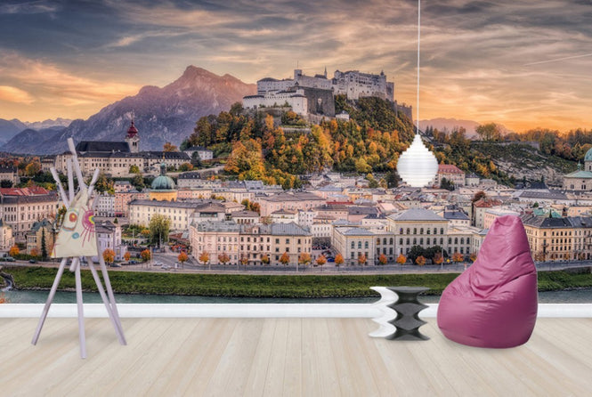 PHOTOWALL / Salzburg in Fall Colors (e29709)