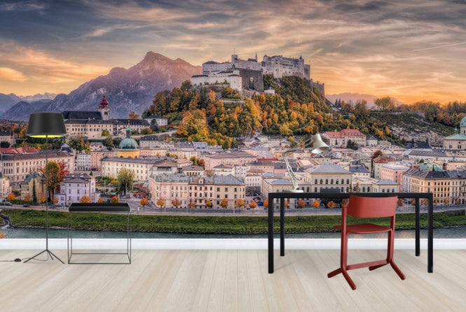 PHOTOWALL / Salzburg in Fall Colors (e29709)