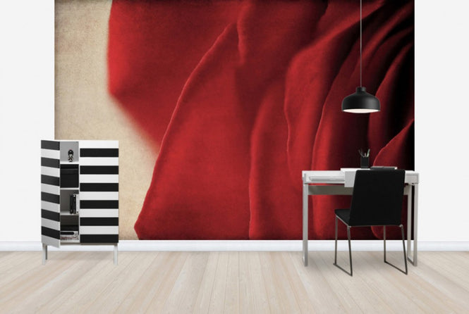 PHOTOWALL / Vintage Red Rose (e29782)