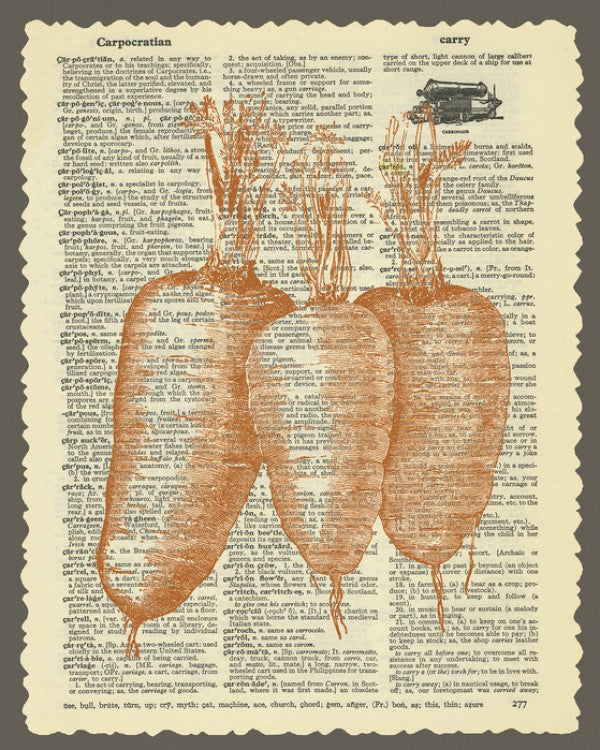 PHOTOWALL / Carrots and Text (e29852)