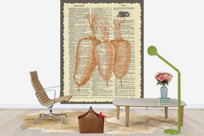 PHOTOWALL / Carrots and Text (e29852)