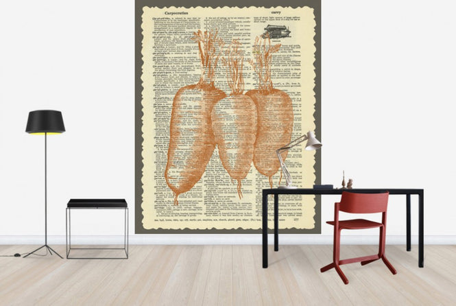 PHOTOWALL / Carrots and Text (e29852)