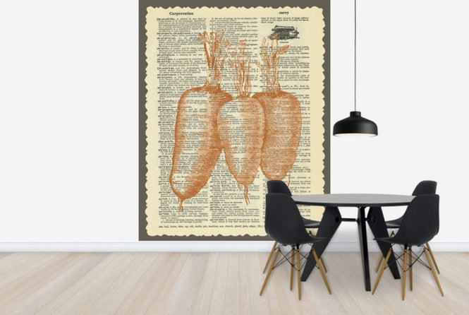 PHOTOWALL / Carrots and Text (e29852)
