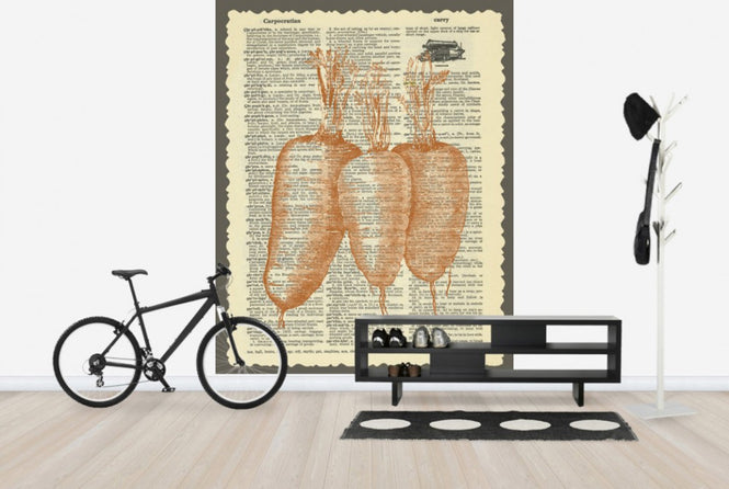 PHOTOWALL / Carrots and Text (e29852)