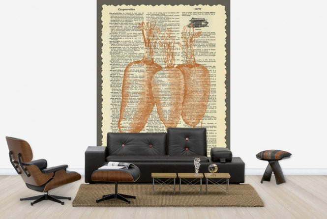 PHOTOWALL / Carrots and Text (e29852)