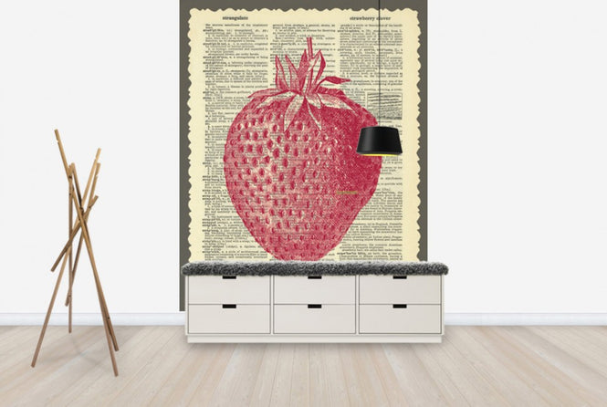 PHOTOWALL / Strawberry and Text (e29854)