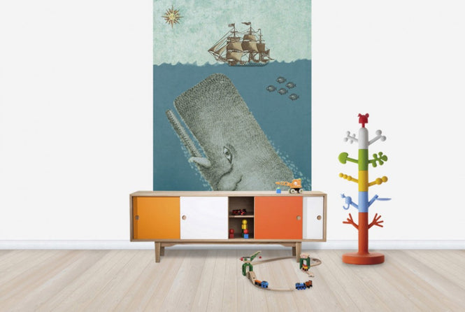 PHOTOWALL / Whale and Ship (e29861)