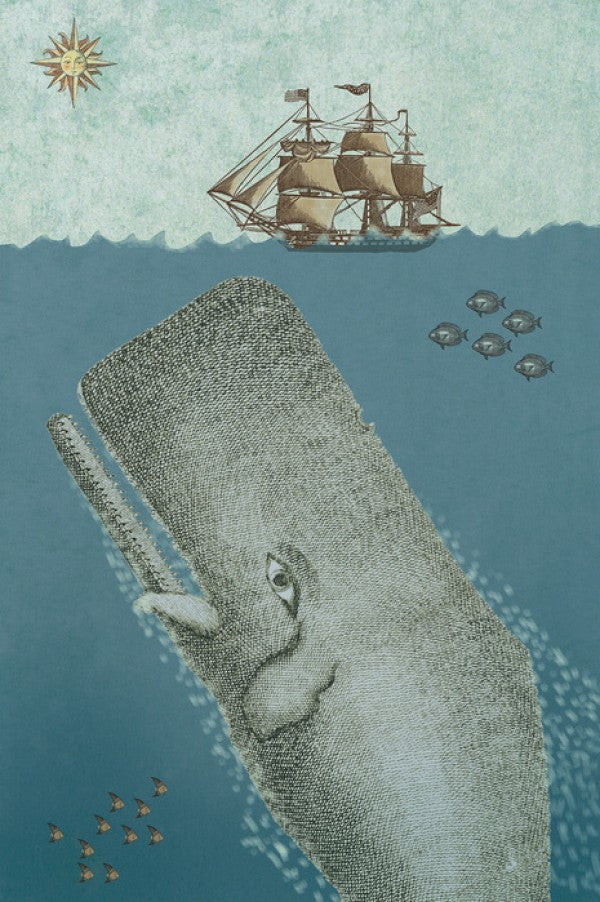 PHOTOWALL / Whale and Ship (e29861)