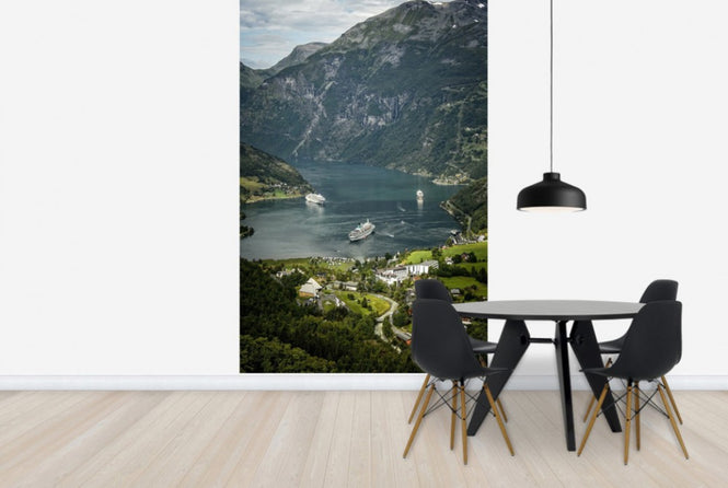 PHOTOWALL / Boats in Geirangerfjord, Norway (e29911)