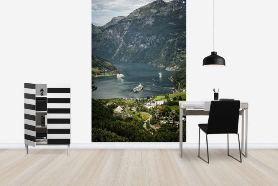 PHOTOWALL / Boats in Geirangerfjord, Norway (e29911)
