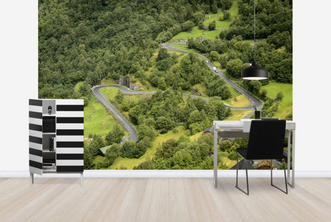 PHOTOWALL / Ornevegen in Geiranger, Norway(e29912)
