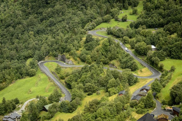 PHOTOWALL / Ornevegen in Geiranger, Norway(e29912)